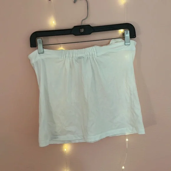 White tank top with cute bow - Picture 4 of 4